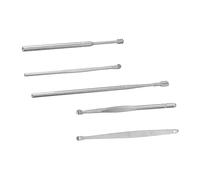 Outanaya 5pcs Scoop Set for Safe Removal Dual-Ended Carbon Steel Wax Tools for Adults for Home and Use