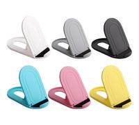 Outanaya 6pcs Mobile Phone Stand Cellphone Stand Plastic Foldable Adjustable Desktop Holder for Desk and Home Use Convenient Storage Free Your Hands