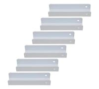 Outanaya 6pcs Pet Gate Reinforcement Groove U-shaped Hardware for Boy Girl Doorway Gate Safety Indoor Fence Stabilizer Mounting Bracket