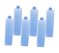 Outanaya 6pcs Reusable Ice Cooling Packs Efficient Fresh Keeping for Lunch Boxes and Cool Bags Rapid Cooling Freezer Blocks for Food Preservation and Cold Chain Transport