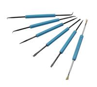 Outanaya 6pcs Soldering Auxiliary Tool Kit for PCB Cleaning Repair Sky Blue Soldering Tools for Precision Work Circuit Board Maintenance and Easy Rework