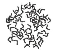 Outanaya 70pcs Barbed Elbow Connectors for Drip Irrigation Systems Uv-Resistant Plastic Right Angle Barb Fittings Compatible with Tubing for Garden Watering and Hose Connections