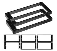 Outanaya 8Pcs Humbucker Pickup Frame Ring: Guitar Pickup Mounts for Electric Guitar - Pickup Plastic Frame with Curved Slant Edge - Avoid Signal Distortion for Stage Use - 4x1.8x0.3
