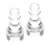 Outanaya Acrylic Roulette Marker 2Pcs Small Sturdy Win Chips for Poker Table Accessories Suitable for Casino Game Wheel