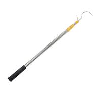 Outanaya Adjustable 1.5m Telescopic Rv Awning Opener Rod with Pull Hook, Portable Sunshade Extension Tool for Camping Tent Canopy, Retractable 60cm Yellow Sleeve Pole for Outdoor Shelter