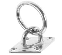 Outanaya and Comfortable Grip Stainless Steel Trailer Tie down Anchor with Rust Resistant round Shape Secure Load Pulling for Trucks and Vehicles
