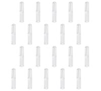Outanaya Ballpoint Pen Case 20 Pcs Plastic Box Back to School Party | Fixed Plate Design, Portable Single-pen Protection, for Ballpoint Pens and Mechanical Pencils, Retail Display