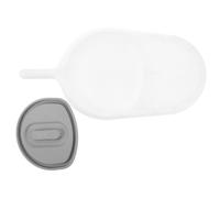 Outanaya Bedpan with Handle Padded Bed Pan Plastic Long Handle Design Sloped Design Prevents Spilling Easy to Clean for Nursing Homes and Hospitals Mobility-impaired Individuals Disabled