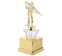 Outanaya Billiards Trophy Easy Maintenance and Wipes Clean Made of 8 Inch Gold with Elegant Billiards Theme Design for Pool Game Awards Ceremony Or Longterm Collection