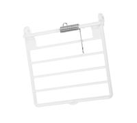 Outanaya Birdcage Door Spring Hook Replacement, Plastic Pet Bird Cage Door Fixture for Small Birds, Hamsters, and Quails, Suitable for Loft and Pigeon Cages
