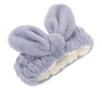 Outanaya Blue Bunny Headband 3d Cute Bunny Ears Face Wash Headband Soft Plush Fabric Multifunctional Use Holds Hair Firmly for Women