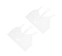 Outanaya Bra Mannequin Store and Display Fixture 2pcs with Hanger Lightweight Plastic Easy to Take for Women Underwear Display for Clothes Store or Personal Home Use