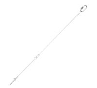 Outanaya Chicken Hanging Feeder Iron Bird Veggies Skewer Silver Long Enough to Skewer Vegetables Safe for Chicken Outdoor Use