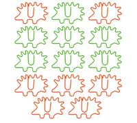 Outanaya Cute Creative Shaped Metal Paper Clips Small Hedgehog Design 40pcs Versatile and Easy to Clamp, for Home and Study Office Supplies
