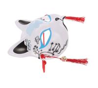 Outanaya Decorative Half Face Lightweight Pvc Animal with Japanese Style and Fine Texture Comfortable to Wear for Theme Party or Photo Props