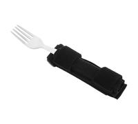 Outanaya Elderly Eating Assistance Utensils Adaptive Cutlery Holder for Disabled Adults Self-Feeding Fork Rehabilitation Cutlery for Weak Grip Support Easy to Clean for Daily Living