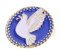 Outanaya Elegant United Nations Peace Dove Lapel Pin Alloy Brooch for Clothes Backpacks Jackets Multifunctional Badge with Doves Design for Weddings Parties and Spiritual Gifts