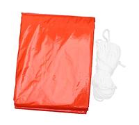 Outanaya Emergency Survival Tube Tent Portable Outdoor Folding Tent with Thermal Blanket for Hiking Camping Earthquake Preparedness Orange