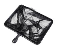 Outanaya Extendable Fishing Landing Net with Abs Plastic Handle, Black Fishing Net for Freshwater and Fish Tank Use, Prevents Hooks from Getting Tangled and Captures Even The Smallest Fish