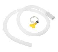 Outanaya Flexible 6ft PVC Air Conditioner Drain Hose with Corrugated Interface, Sturdy and Not Easy to Deform, Suitable for Portable Air Conditioner and Washer Drainage