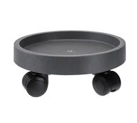 Outanaya Flowerpot Tray Resin Creative Simple Design Thickened Round Plant Pot Plate Not Easy to Deform Easy to Clean for Gardening