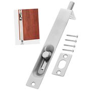 Outanaya Flush Bolt Latch Security Lock Concealed Door Bolt for French Double Doors Stainless Steel Integrated Design for Enhanced Home Security and Easy Installation