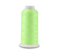 Outanaya Glow Sewing Thread Spool 3000 Yards with Permanent Glowing Effect Light Green Polyester Luminous Sewing Thread for Knitted Hat and Machine Embroidery