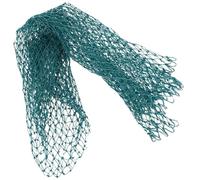 Outanaya Green Woven Fishing Net Replacement Head Mesh, Portable Fish Catching Net with 1.5x1.5cm Medium Holes, 80cm Length Braided Nylon for Carp and Trout Landing, Practical Fishing Trap