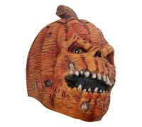 Outanaya Halloween Pumpkin Mask Scary and Funny Latex Headgear for Adults, Comfortable and Convenient to Wear, Haunted House Prop for April Fools Day or Ghost Festival