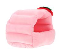 Outanaya Hamster Nest Plush Winter Pet Bed Lovely Shape Light Weight Convenient to Carry Provides Funny Harbor Suitable for Pet Cage