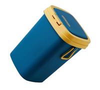 Outanaya Household Trash Bin Press Type Garbage Can with Cover 10l Pp Material Simple Look Shape Modern Fashion Style Practical Design for Kitchen and Toilet Use