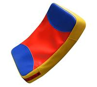 Outanaya Kickboxing Kick Pad Large Curved Taekwondo Hand Target Three-color Training Shield for Martial Arts Karate Boxing Punching Practice and Striking Skills Development