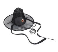 Outanaya Korean Gat Hat for Men Mesh Sun Protection Hat with Black Beaded Chain Wide Brim Joseon Dynasty Costume Performance Cosplay Accessory