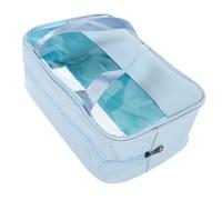Outanaya Large Capacity Splashproof Makeup Bag for Women Patchwork Travel Toiletry Organizer Portable Cosmetic Pouch Essentials