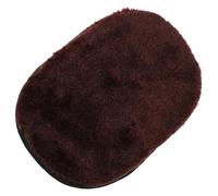 Outanaya Large Leather Shoe Polishing Glove with Lambswool-like Plush Reusable Buffing Pad for Boots and Shoes Cleaning Leather Care Glove and Dust Removal in Boot Maintenance