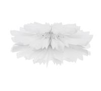 Outanaya Light Decorative with Fine White Unique Cover Workmanship, Ceiling or Creative Paper Flower Lampshade Double Layer Design Modern for Home Use Living Room or Bedroom