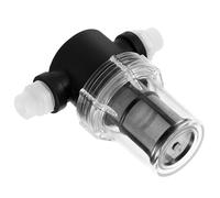 Outanaya -line Strainer Inline Filter Water with 1/2 Inch 80 Mesh Stainless Steel Screen for Easy to Clean with 2 Connectors for Pump Protection Random Color Household Water Purifier