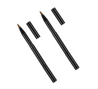 Outanaya Lip Makeup Brushes Dual-purpose Design 2pcs Retractable Double-headed with Plastic and Artificial Fiber for Professional and Daily Use