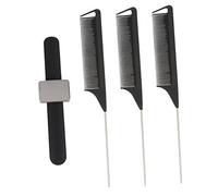 Outanaya Magnetic Hair Clip Holder and Hairdresser Comb Set Durable U-shaped Design for Hair Styling and Collection for Home and Salon Use Black Color