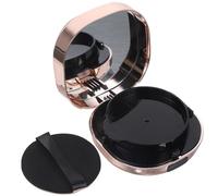 Outanaya Makeup Powder Container Travel Size Containers Cosmetic Case Box 2.75x2.75x1.18in Sleek Stylish Plastic Lightweight Prevent Powder from Spreading Out Lasting Serving Life Women
