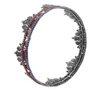 Outanaya Medieval Royal Crown Headband for Men and Women, Black Alloy Lightweight Construction with Delicate Craftsmanship, for Regal Cosplay Conventions and Themed Parties