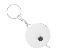 Outanaya Mini Keychain Measuring Tape 1.5m Retractable Soft Tape Measure Dual Sided Abs Material, Compact and Portable Design, Gentle on Fabrics for Sewing and Knitting
