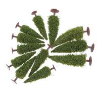 Outanaya Miniature Trees, Mini Pine Trees 12Pcs Sustainable Material Greenery for DIY Diorama Landscape Sand Table Model Christmas Party Decoration