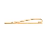 Outanaya Minimalist Copper Cross Tie Clip for Men with Hollow out Design, Non-slip Secure Fit, Golden Finish, Religious Accessory for Business, Wedding, and Formal Wear