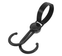 Outanaya Multi-Function Double Hook Stroller Hanger with Portable Lightweight Carabiners, Adjustable Shopping Cart Hooks for Diaper Bags, Suitable for Prams and Strollers