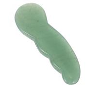 Outanaya Natural Jade Gua Sha Massage Tool for Face and Neck Relief Scraper for Wrinkles and Puffiness Facial Acupressure Board for Detox and Skin Tightening Use Self-care Beauty Instrument