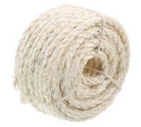 Outanaya Natural Sisal Hemp Rope 6Mm X 10M for Cat Tree Replacement, Sturdy Cuttable Scratching Rope for Household and DIY Cat Scratcher Accessories