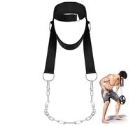 Outanaya Neck Weight Trainer and Workout Equipment with Thick Neoprene Padding in Black Colour Practical Neck Workout Equipment for Sports and Fitness Use Designed for Adult Gym Training