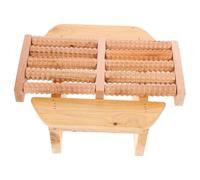 Outanaya Non Slip Footstool with Massager Beads Sauna Foot Rest Stool for Bathroom and Living Stable Foot Relaxation Step Stool for Sauna Shower and Home Use