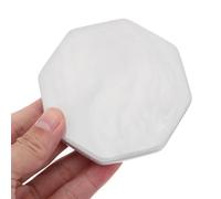 Outanaya Octagonal Ceramic Cooling Tile for Hamsters Small Animals Pet Sleeping Board Heat Absorbing Cooling Pad for Summer Days Random Color